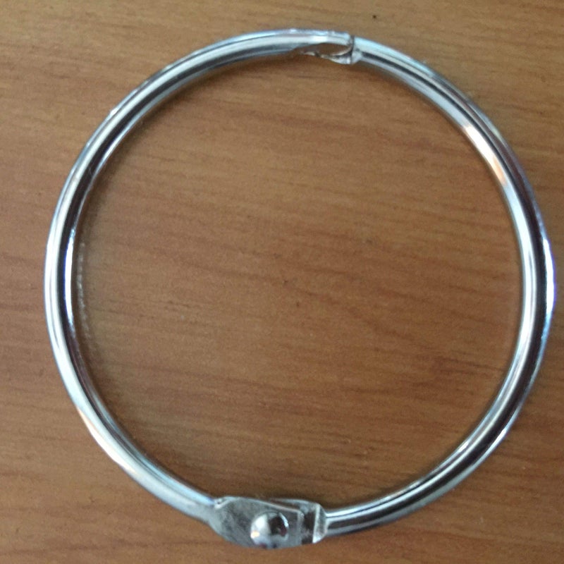 GOTOONE Loose Leaf Binder Rings Book Ringï¼ˆ15 Packï¼‰ Large 2.75 Inch Diameter Nickel Plated Silver - Image 5